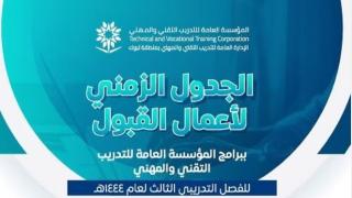 تقني تبوك .. توضح مواعيد القبول والتسجيل في برنامج الدبلوم والبكالوريوس