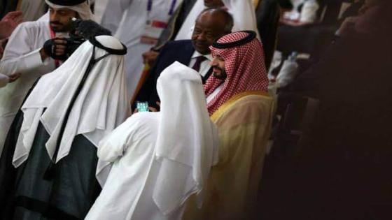 تواجد ولي العهد في افتتاح النسخة 22 من بطولة كأس العالم